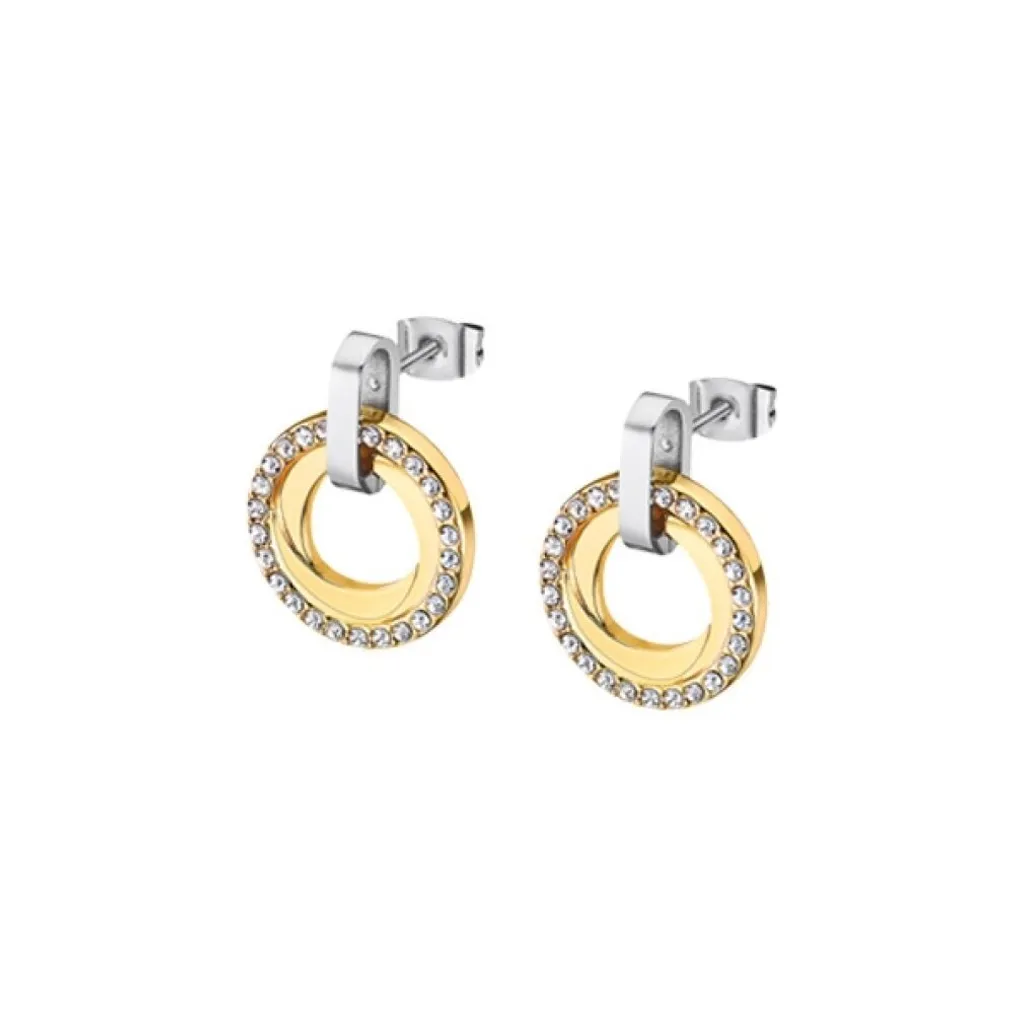 Boucles d'oreilles Lotus Style Anti-allergie Acier Inoxydable LS2176