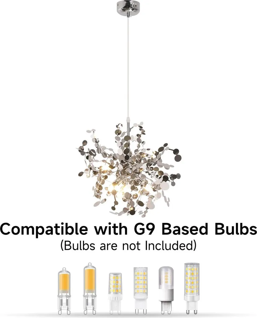 Lampada LED Argento Sospensione | Risparmio Energetico Moderno