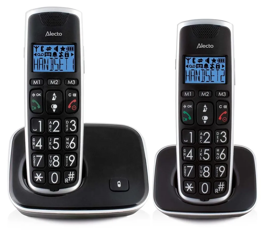 Fysic FX-6020 Téléphone Senior Touches Larges pour Malvoyant Noir