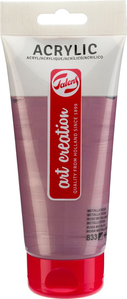 Talens Art Creation Acrylfarbe Tube 200 ml Metallicrosa 833