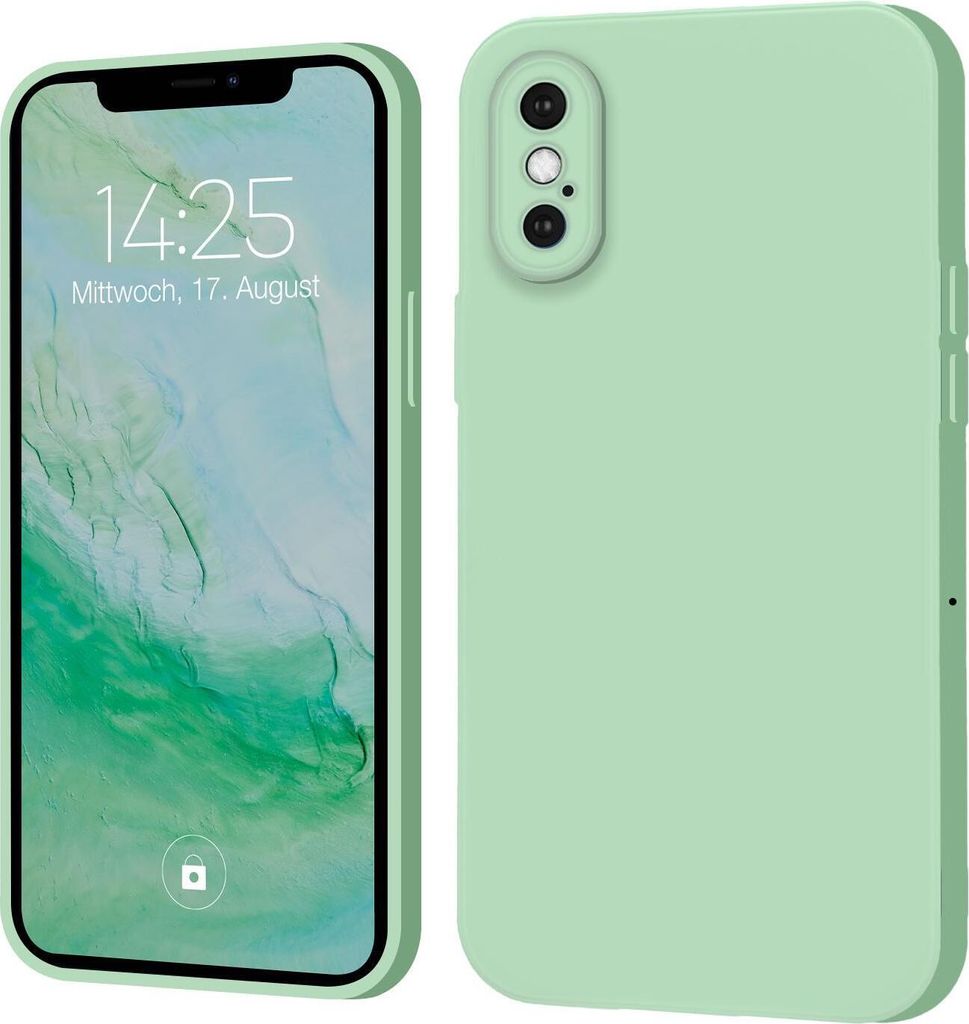 Hülle für iPhone X Case Cover Bumper Silikon Softgrip Produktbild 