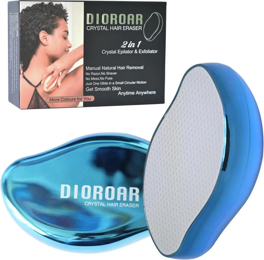 Gomme dépilatoire magique à cristaux bleu roi pour corps et jambes