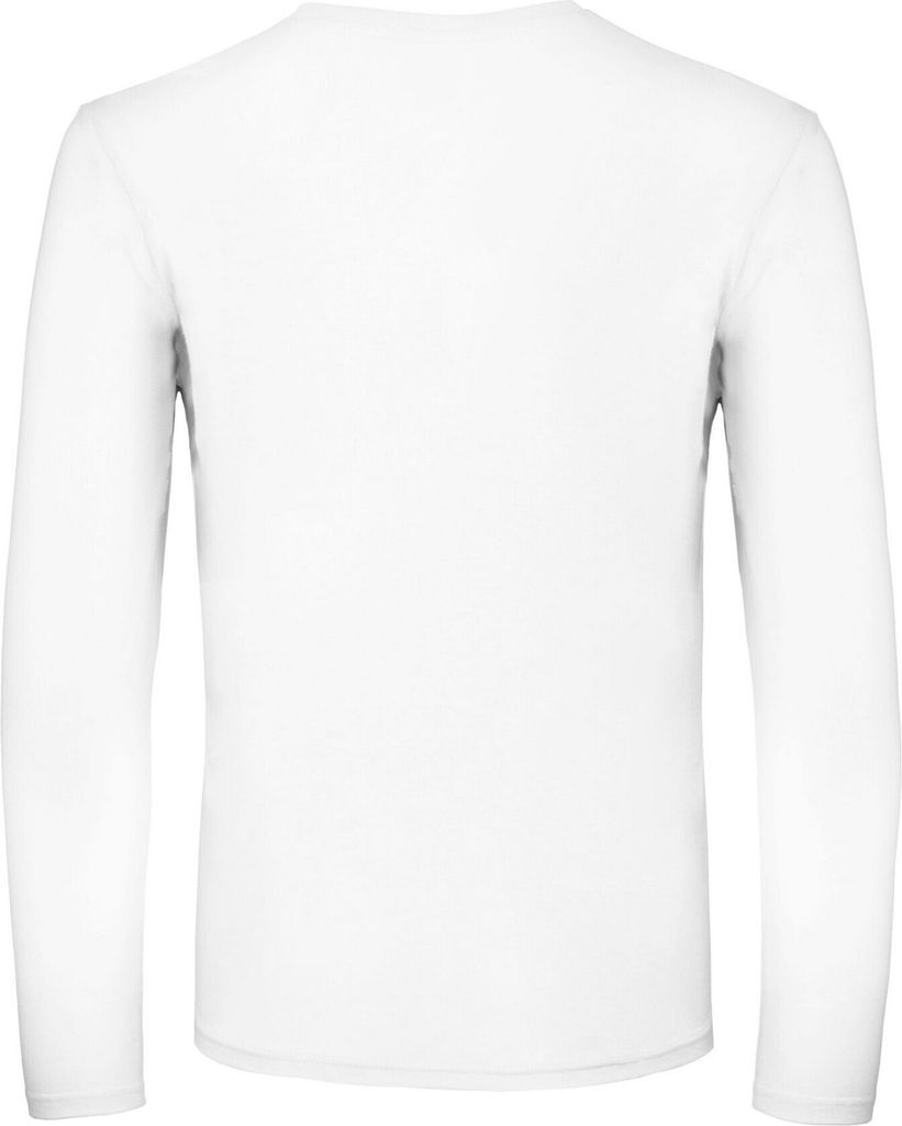 B&C - Pánske tričko s dlhým rukávom BC5634 (XL) (White) Obrázok produktu 2