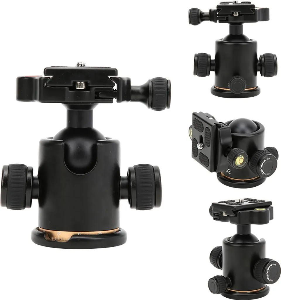 Tête sphérique universelle BK-03 pour trépied d'appareil photo DSLR