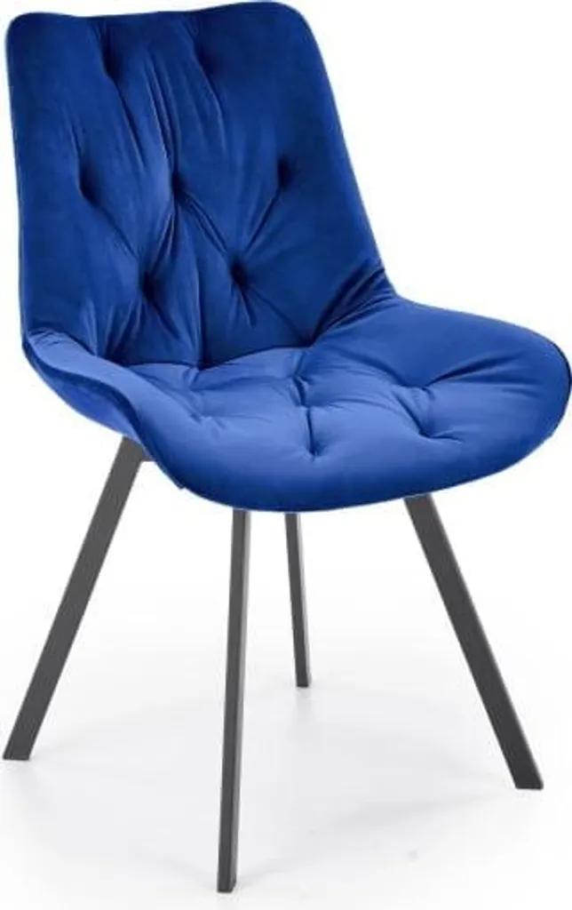 Chaise K519 bleu marine design élégant pour salle à manger et bureau