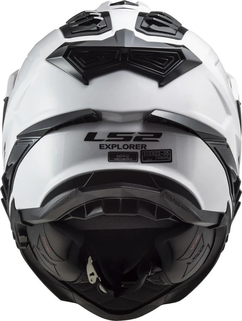 Casque Intégral Adventure LS2 MX701 Explorer Blanc Brillant Taille S - 5