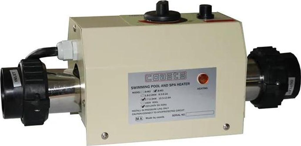 Riscaldatore elettrico per piscine, controllo automatico Immagine del prodotto 