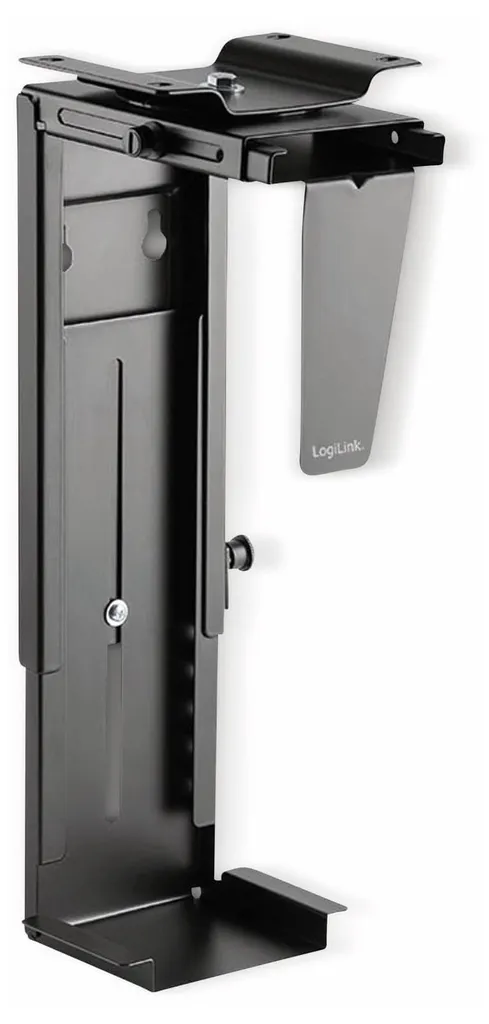 Support PC Bureau Logilink Pivotant 360° Fixation Murale ou Sous Table