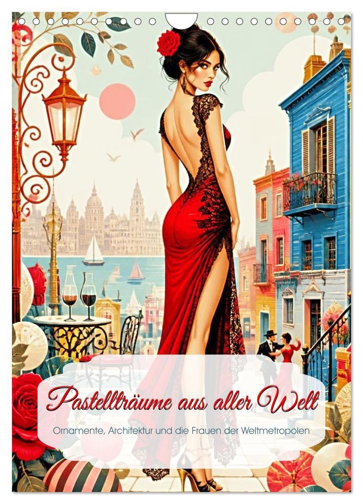 Pastellträume aus aller Welt (Wandkalender 2027 DIN A4 hoch), CALVENDO Monatskalender