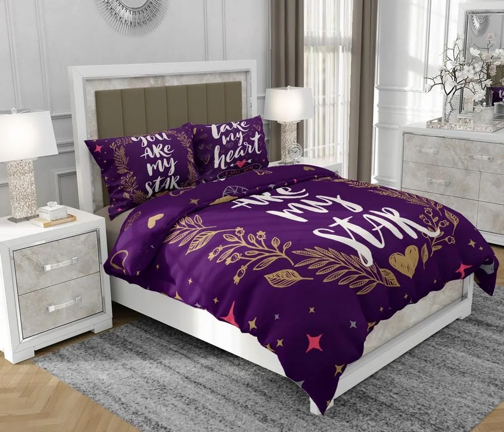Biancheria Letto 160x200 Cotone Multicolore SOVIO | Design So.0306