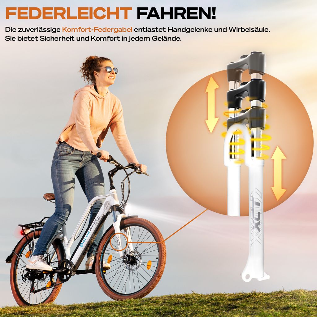 Bluewheel E-Bike BXB85 | 250W Motor bis zu 25 km/h | Produktbild 6