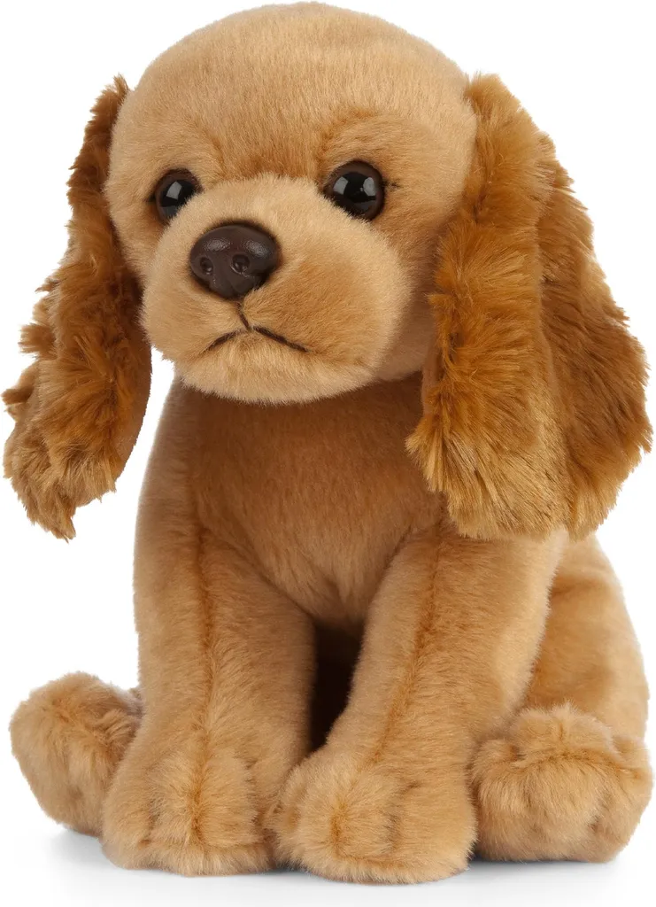 Living Nature Cocker Spaniel Peluche 16cm - Cucciolo Realistico e Morbido
