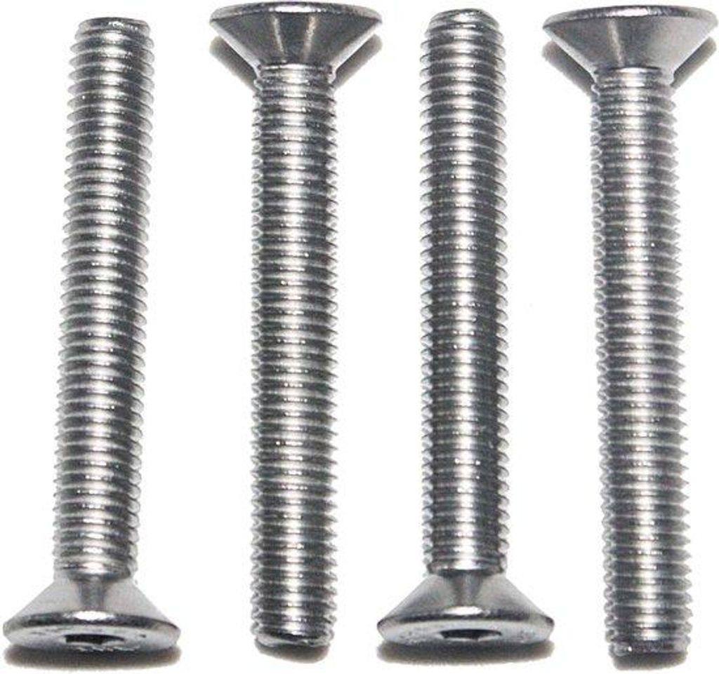RVS-Schrauben M10x60, 5er-Pack, DIN 7991, ISO 10642