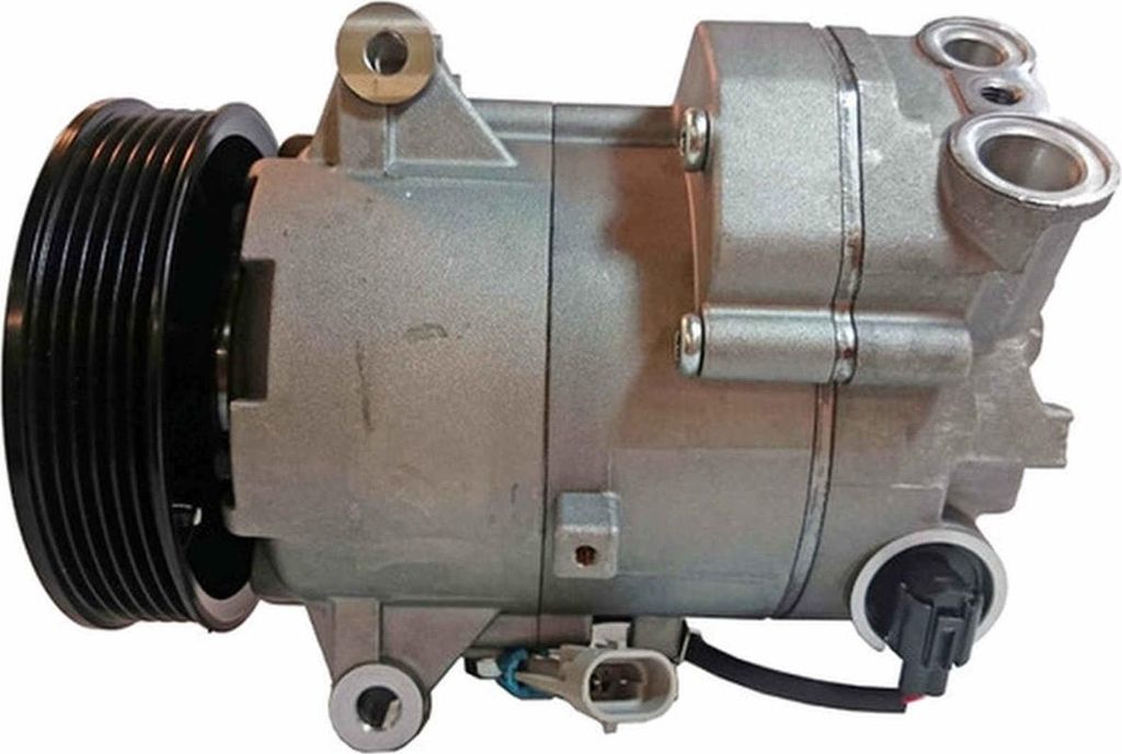 Klimakompressor 12 V Ø 120 mm MAHLE passend für u.a. OPEL ASTRA