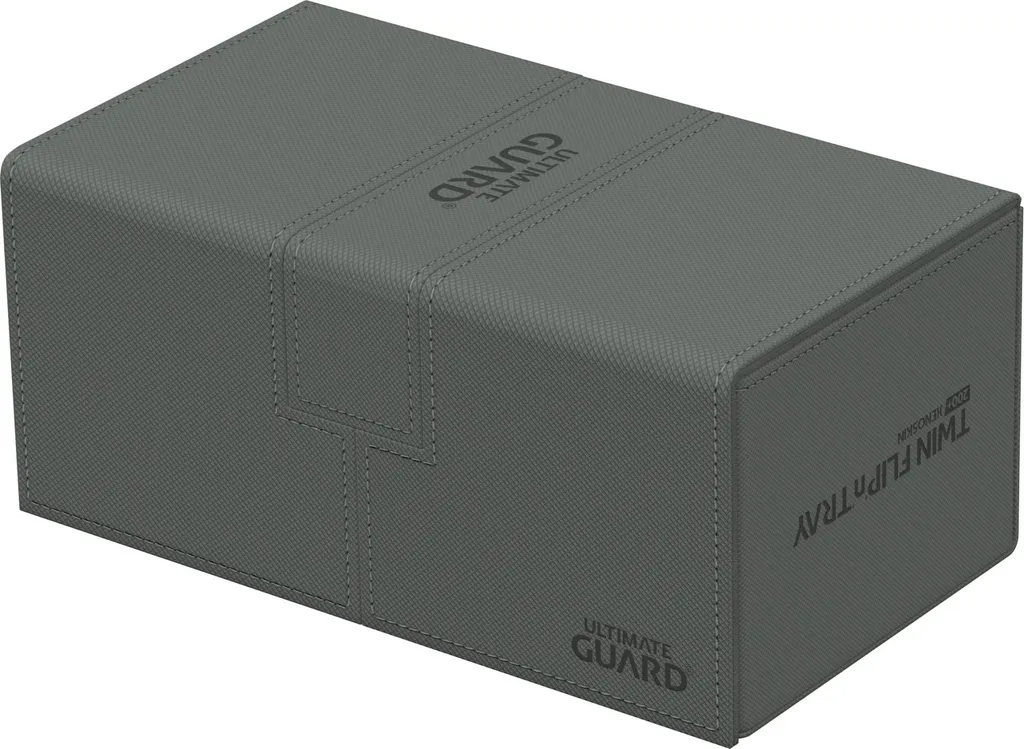 Boîte de rangement double pour cartes Ultimate Guard Xenoskin gris - 9