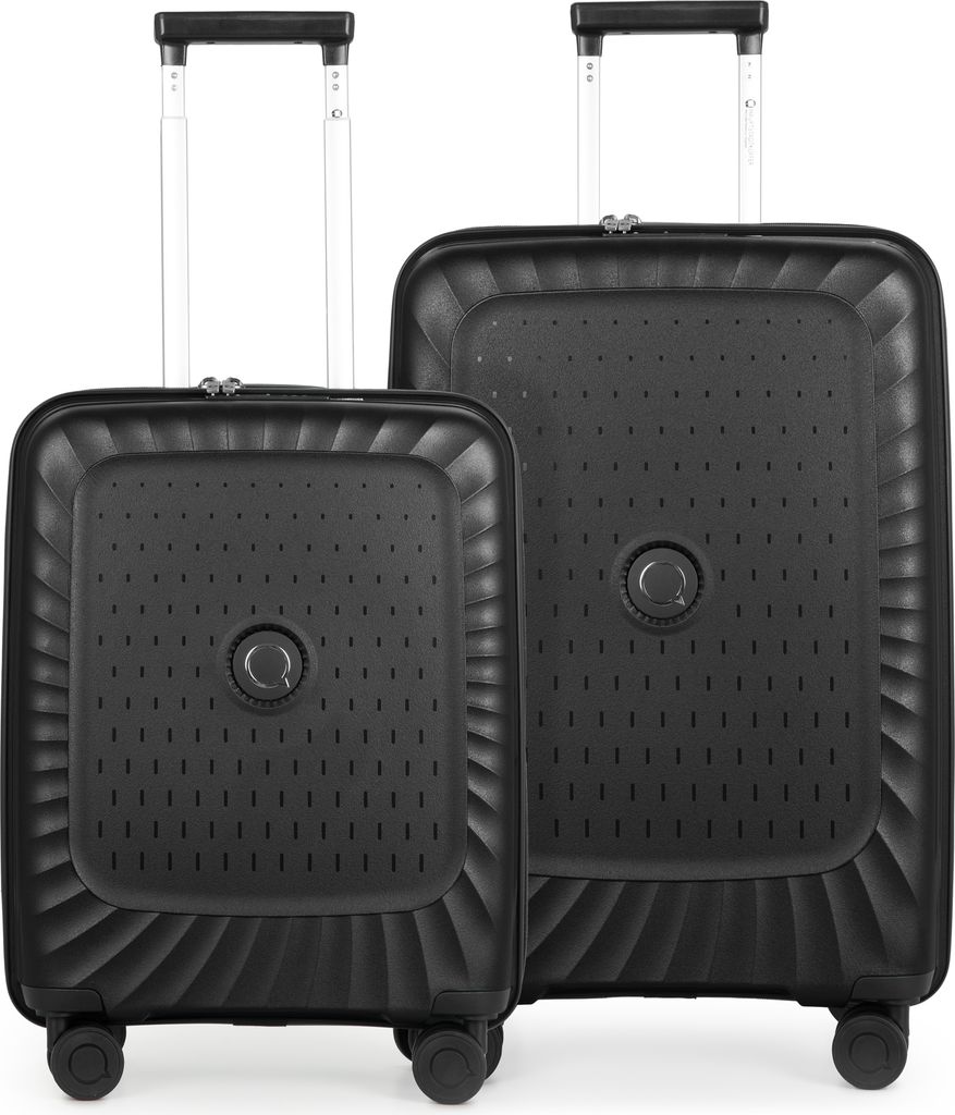 Kotti - Kofferset 2 teilig, Bordkoffer + mittelgroßer Koffer, robuste Hartschale aus recyceltem PP-Material leichte Trolleys Polypropylen Hartscha...