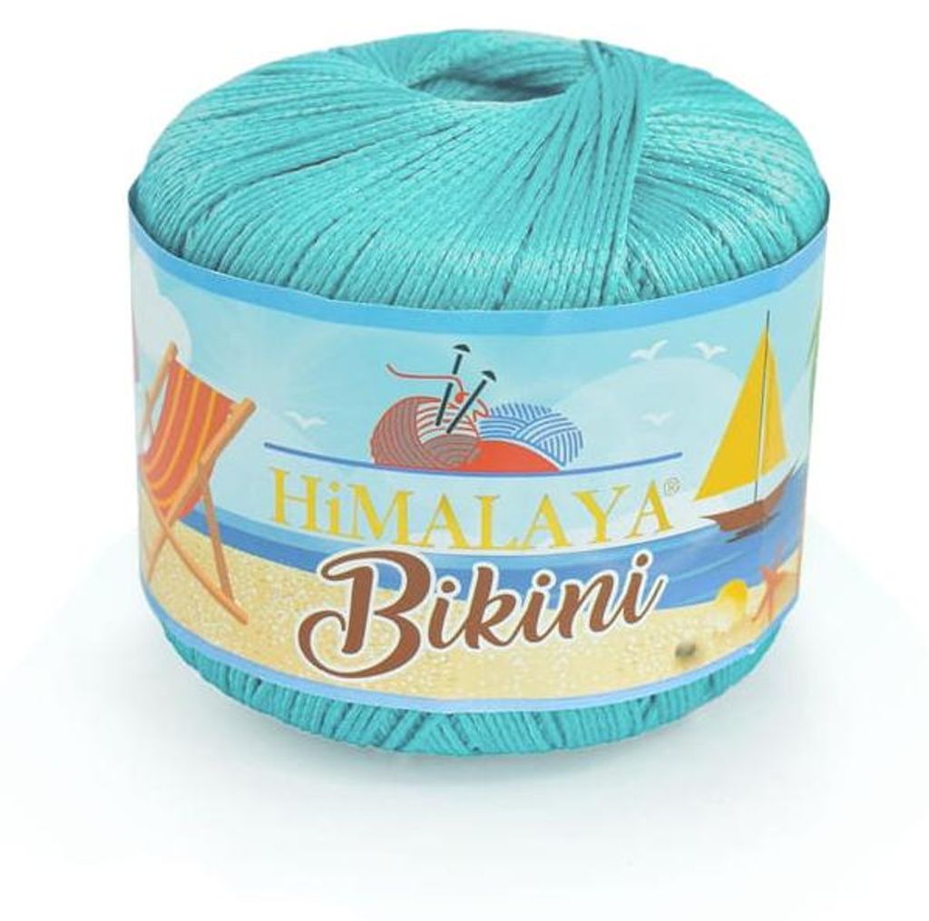 Himalaya Bikini Garn 80619 Hell-Türkis, wasserfest & Produktbild 