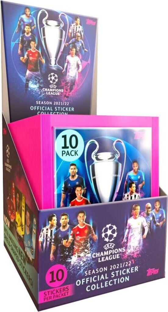 TOPPS - Champions League 2021/22 Sticker - 1 Display (50 Produktbild 