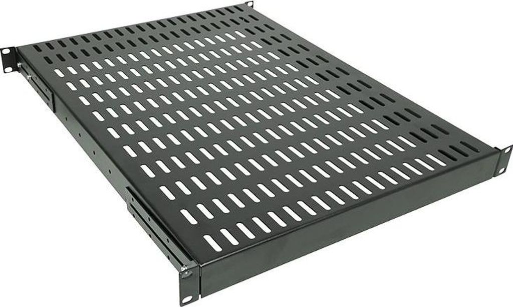 LogiLink 19" Schwerlast-Fachboden 1 HE (T)400 mm schwarz