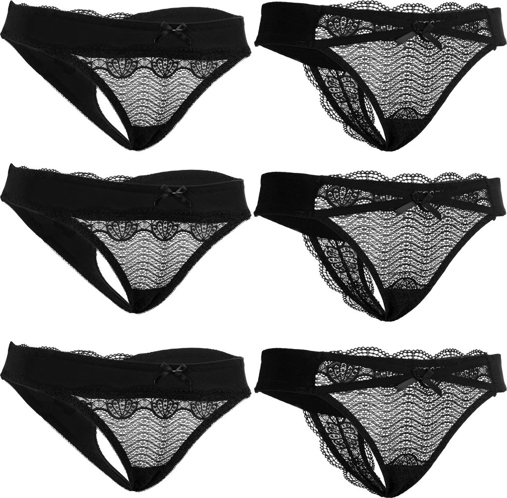 Fabio Farini - 6 Stück Damen String Tanga für Frauen - Produktbild 