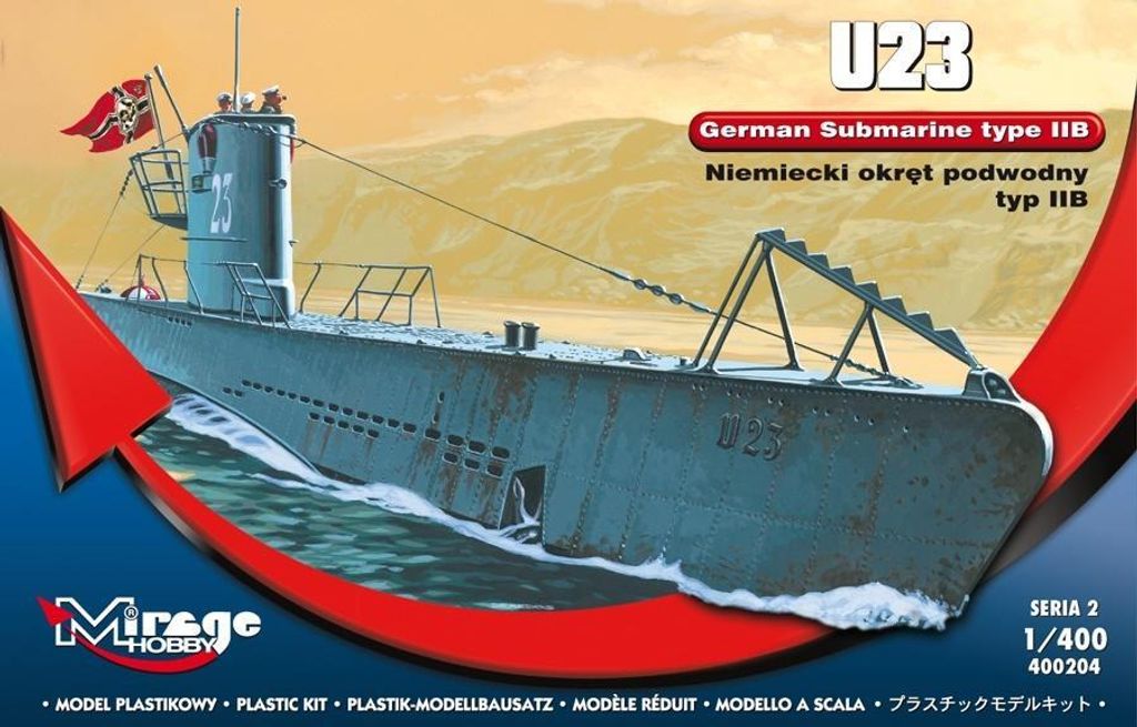U-Boot U-23 Typ IIB Deutsch - (Modellbau, Schiffe)