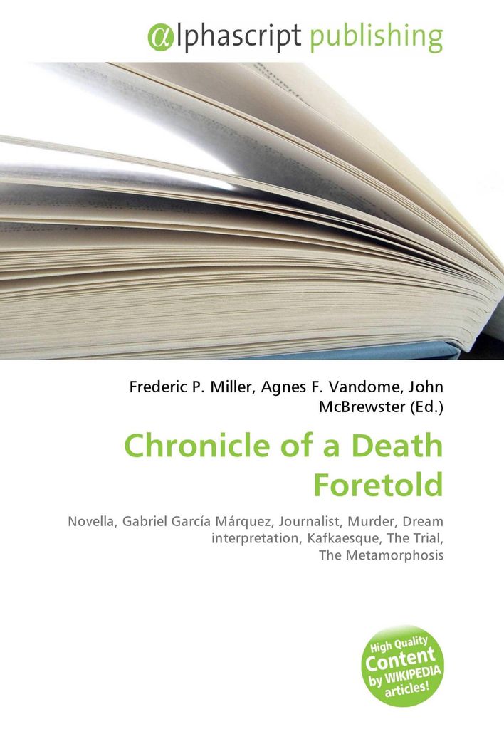 Chronicle of a Death Foretold