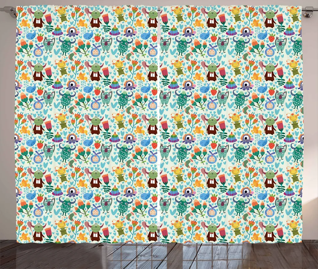 Recensione Tenda Mostri ABAKUHAUS 280x175cm - Ideale per Bambini