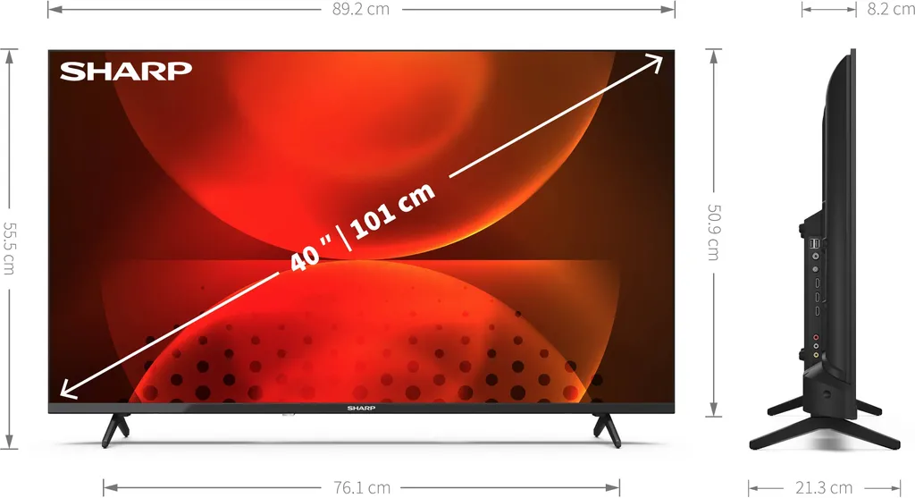 TV Connectée Sharp 40FH2EA Full HD 101cm avec WiFi et Image Active - 11