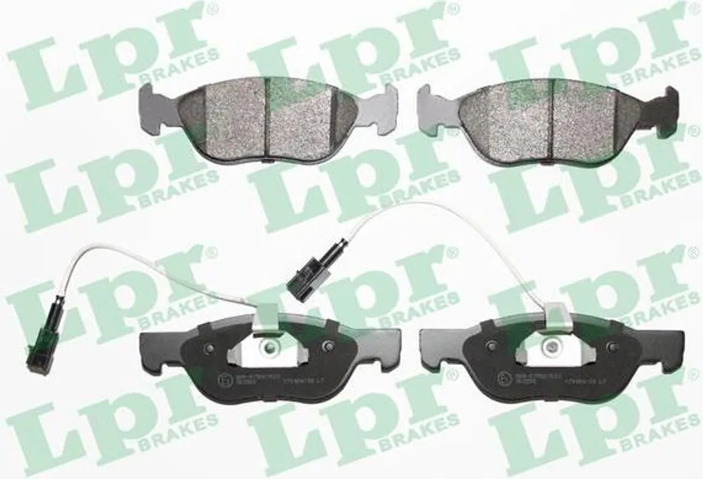 Plaquettes LPR 05P1076 pour entretien freinage Alfa GTV 145 OE 9951067
