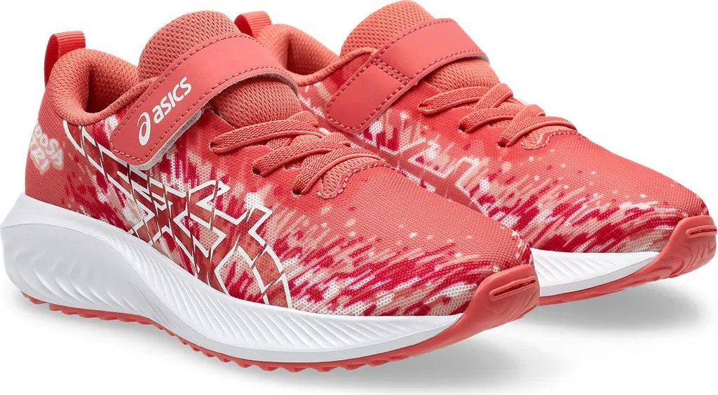 Baskets de running enfant ASICS Pre Noosa Tri 16 PS rose et blanc