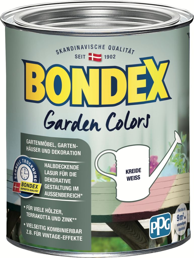 Bondex Garden Colors 750 ml kreide weiß Produktbild 