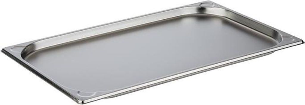 APS 81100 GN 1/1 Behälter, Edelstahl, 53 x 32,5 cm, Tiefe 20 mm, 2,5 Liter