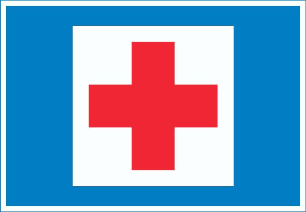 Richtzeichen Erste Hilfe Symbol Schild A4 (210x297mm)