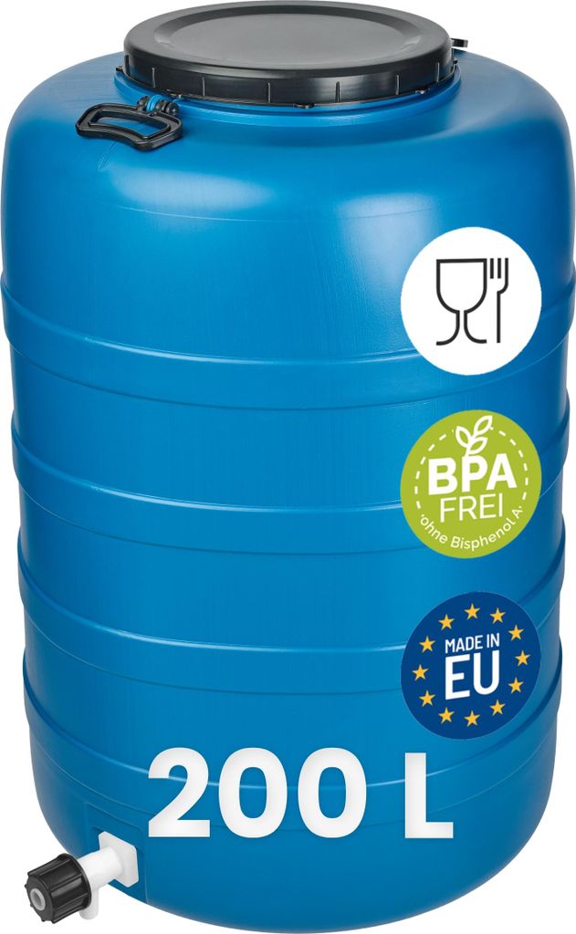 Garronda 200L avec robinet Fût à col large Fût d'ensilage Image du produit 