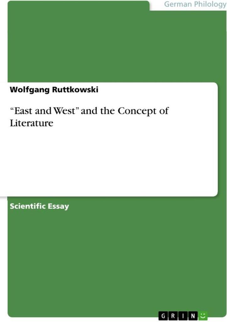 "East and West" and the Concept of Literature