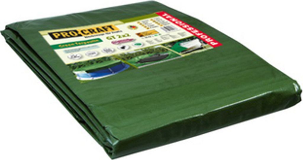 Procraft GT5x8 120g/m2 wasserdicht mit Netz 5x8 m grün