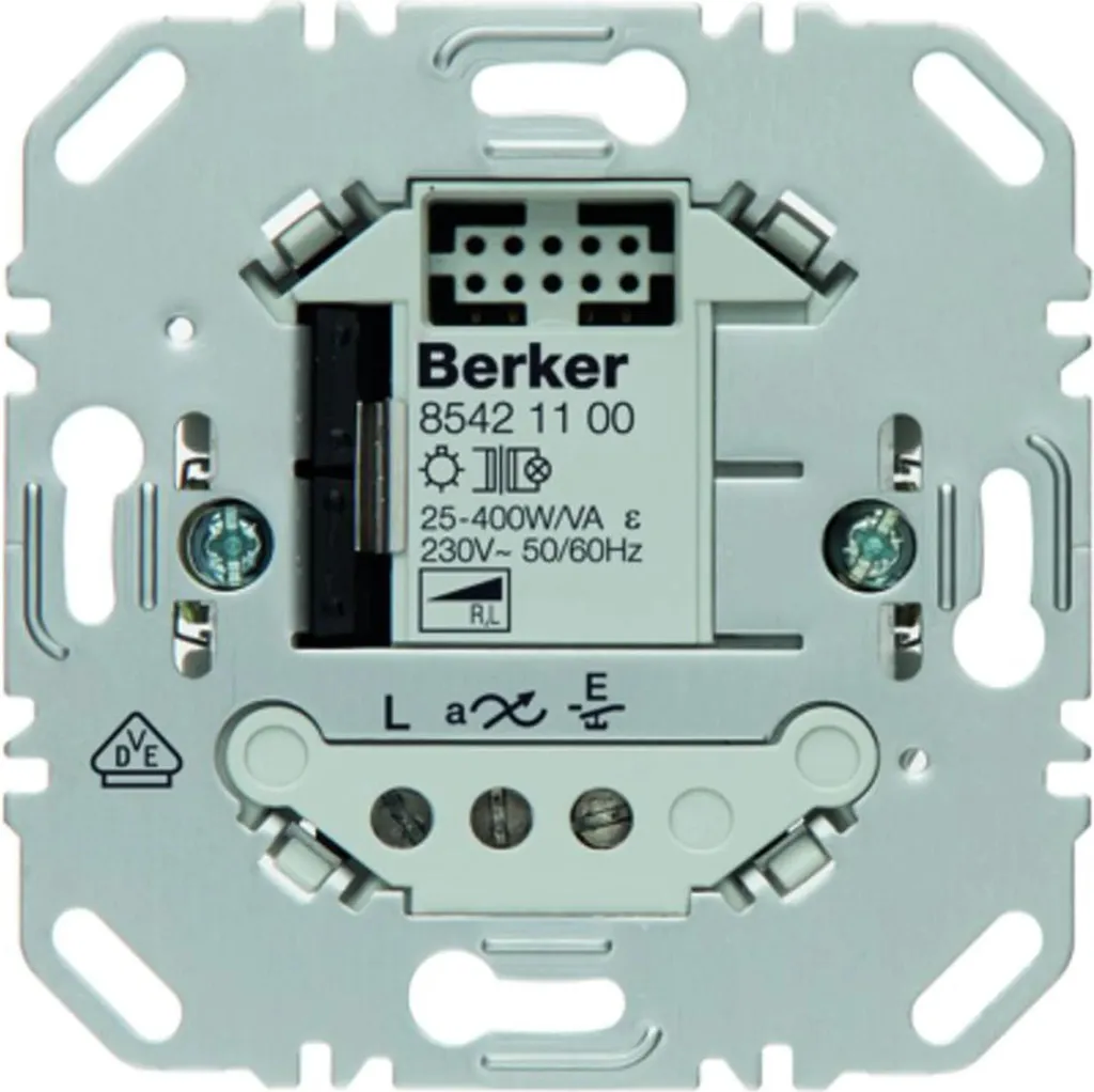 Variateur de lumière universel Berker.Net 25-400W commande tactile