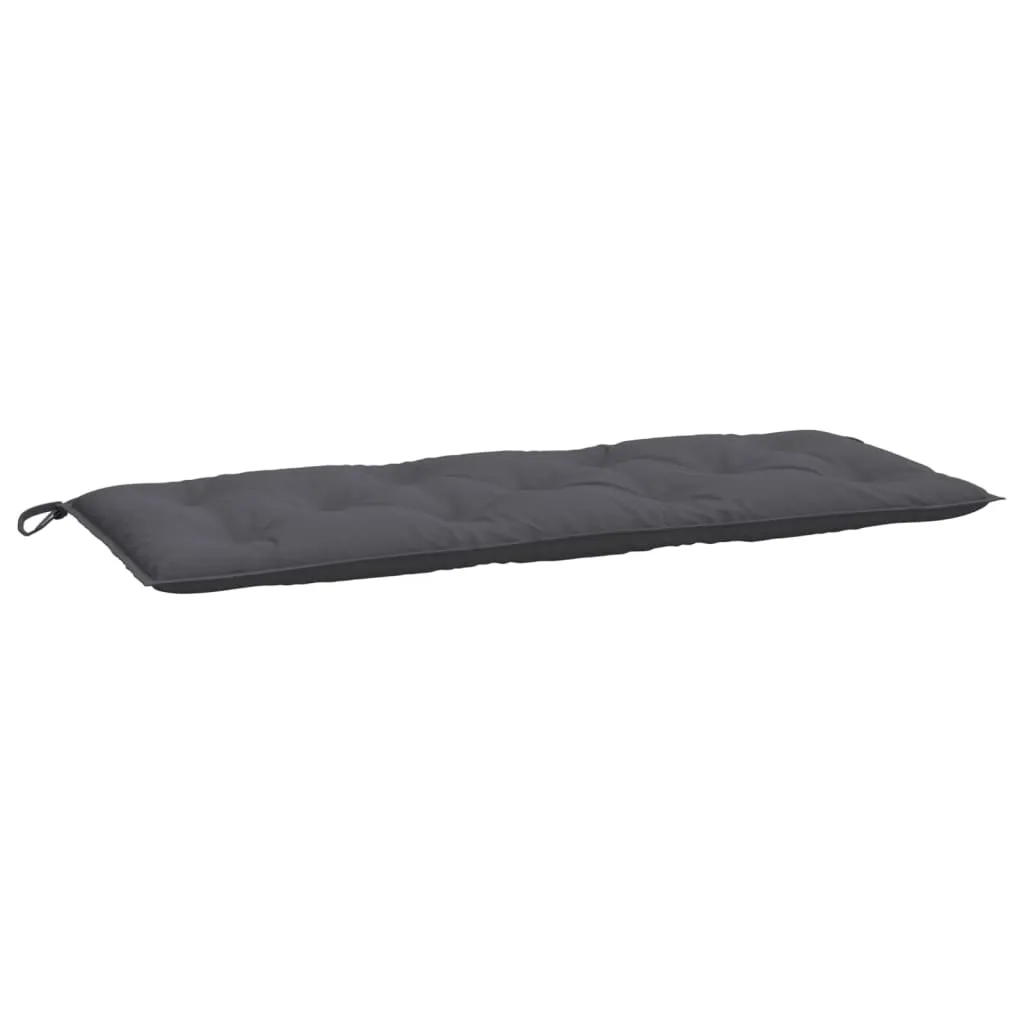Cuscino per Panca Esterno 120x50 cm Impermeabile Antracite vidaXL