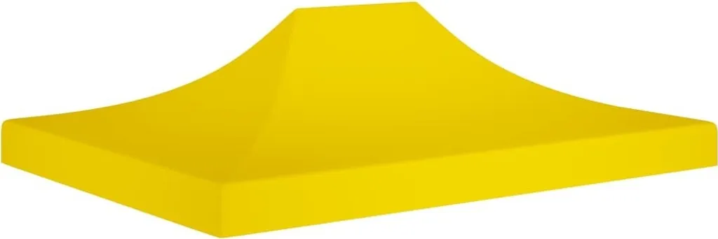 Toile de rechange pour barnum 4x3 m Jaune - Bâche de toit 270 g/m²