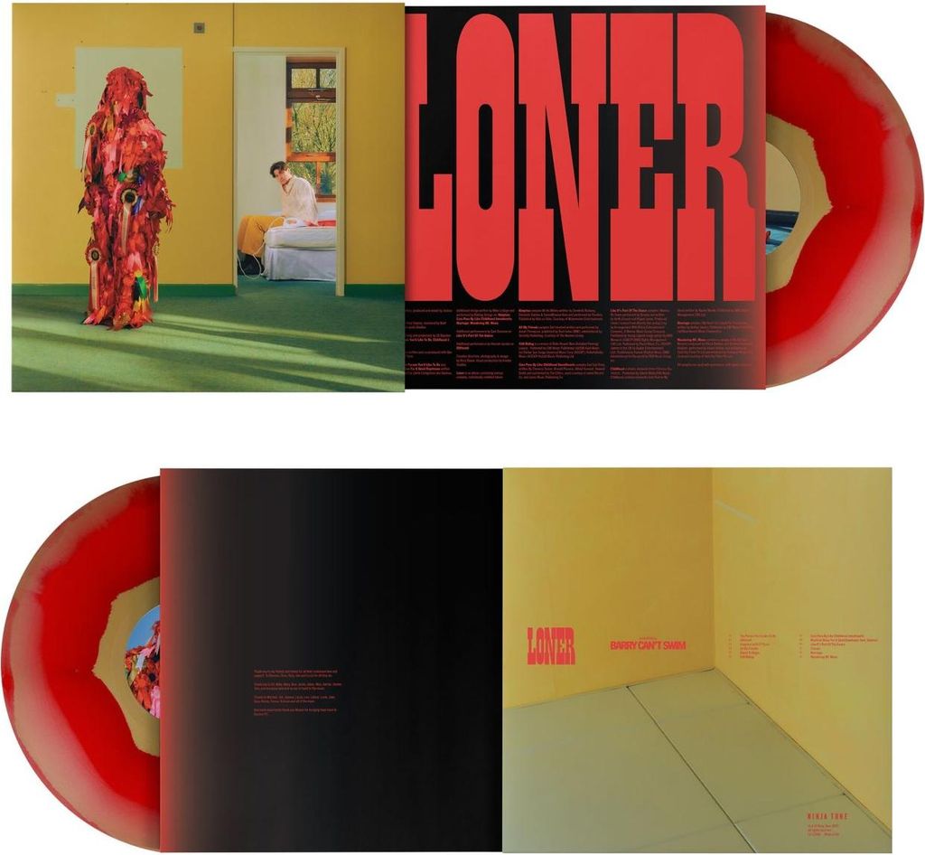 Barry Cant Swim: Loner (Limited Indie Edition) (Gold/Red Ink Spot Vinyl)