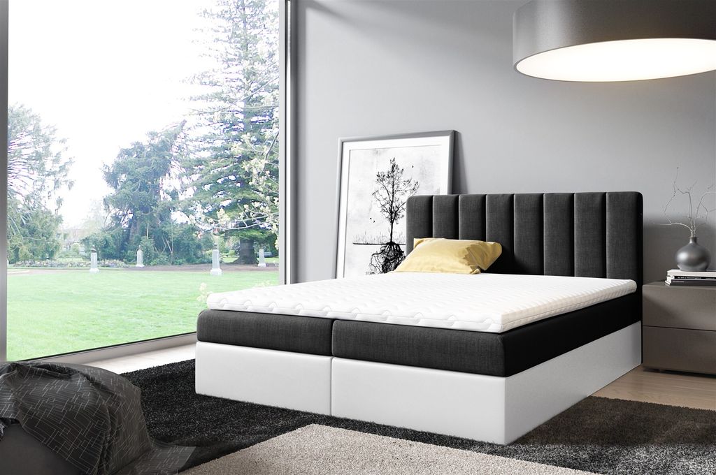 Boxspringbett Schlafzimmerbett ELSA 160x200cm inkl.Bettkasten
