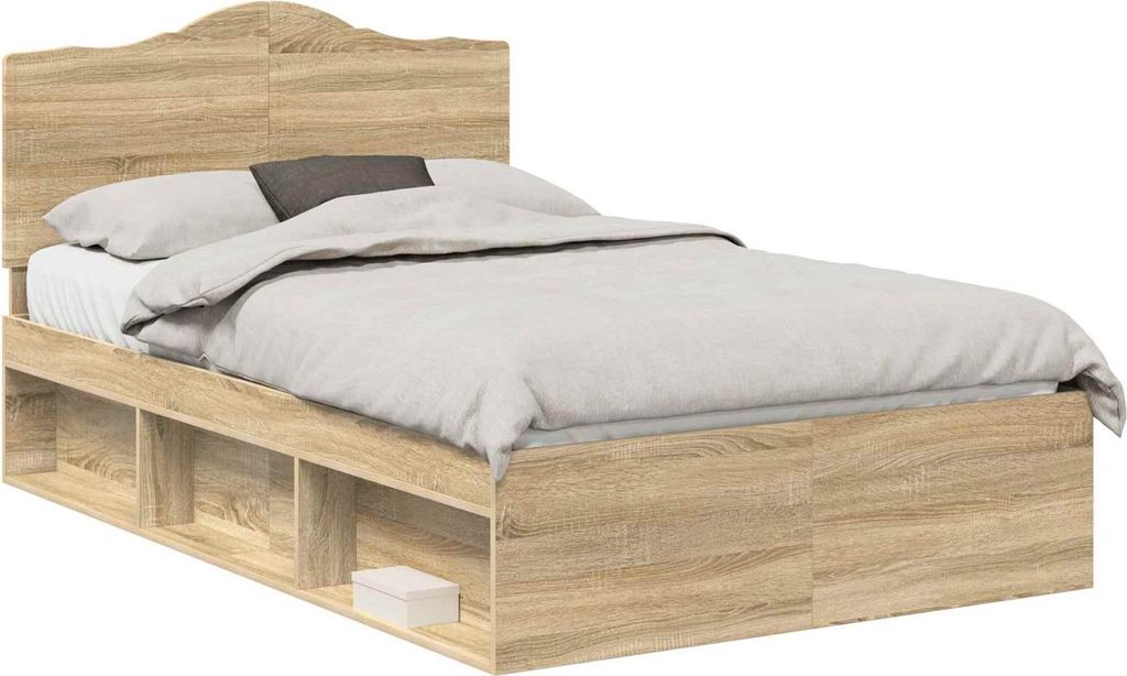 Bettrahmen Sonoma 120 x 190 cm Massives Kiefernholz