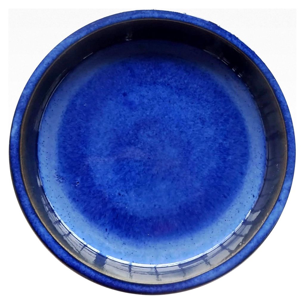 Blau glasiert Teller/Untersetzer 49 cm