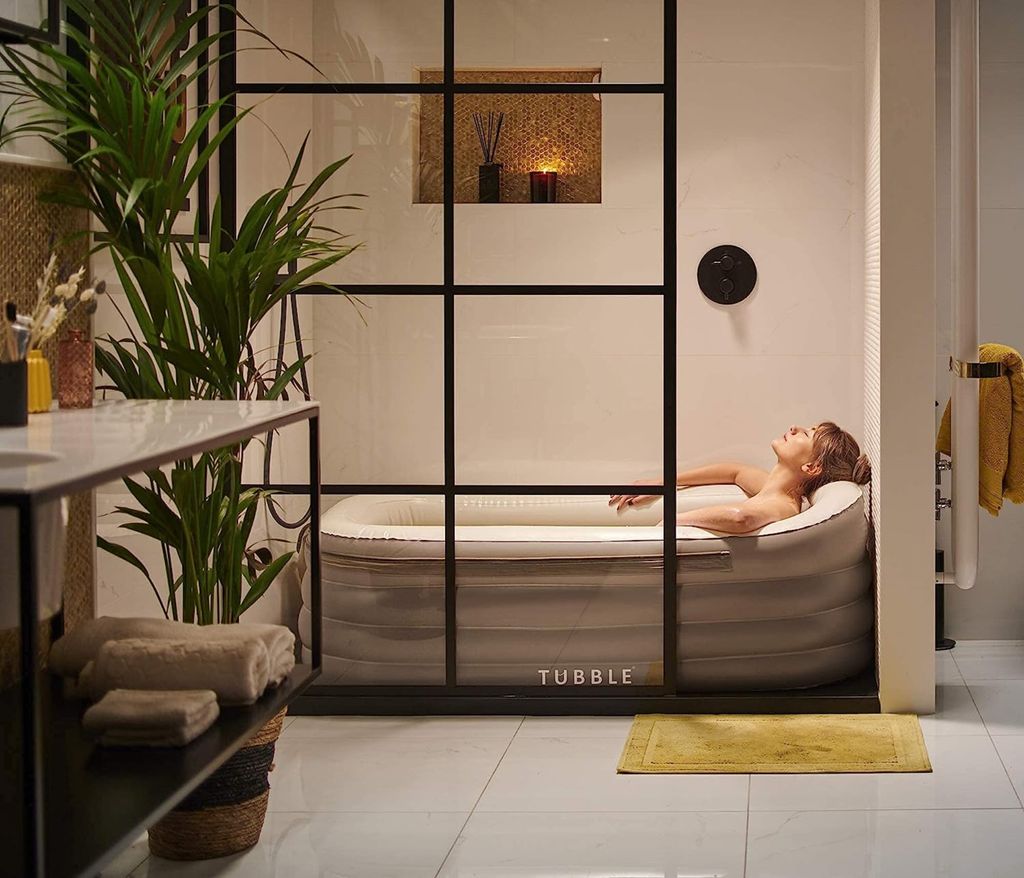 Tubble® Royale Aufblasbare Badewanne - Ambient Taupe - Produktbild 13