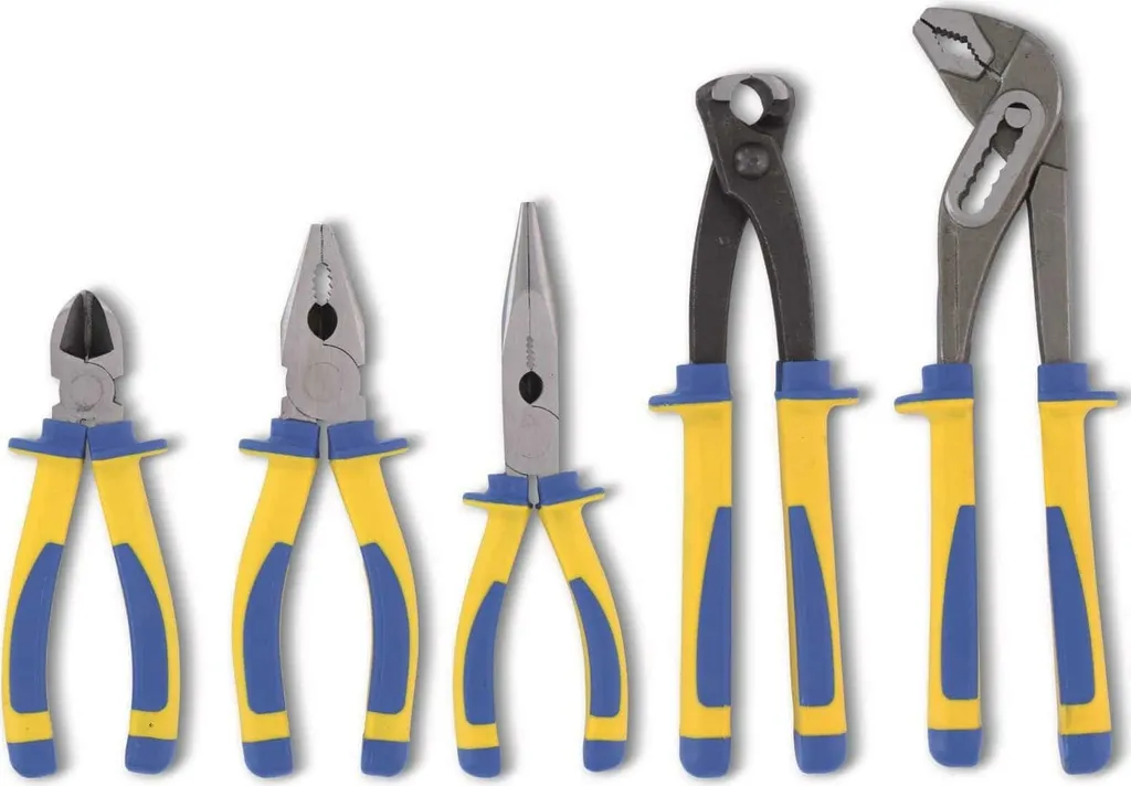 Set de 5 outils de serrage et coupe KINZO pour bricolage domestique