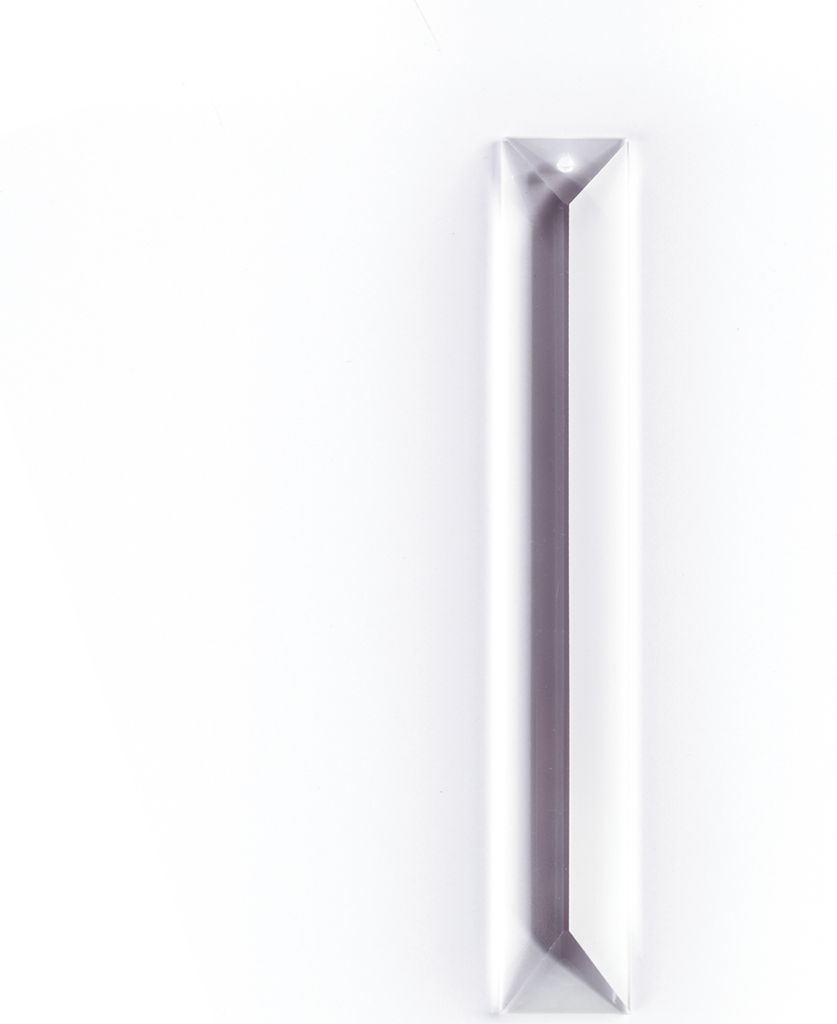 Kristallbehang Prisma Hängeschmuck Glasbehang Kristalle für Kronleuchter Luster K9 Kristall L48mm B28mm H16mm, Glas, klar