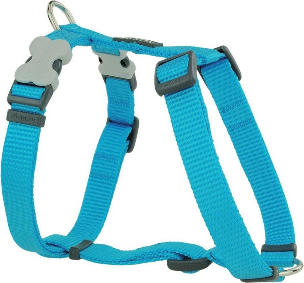 Hundegeschirr Red Dingo weich Turquoise 30-48 cm