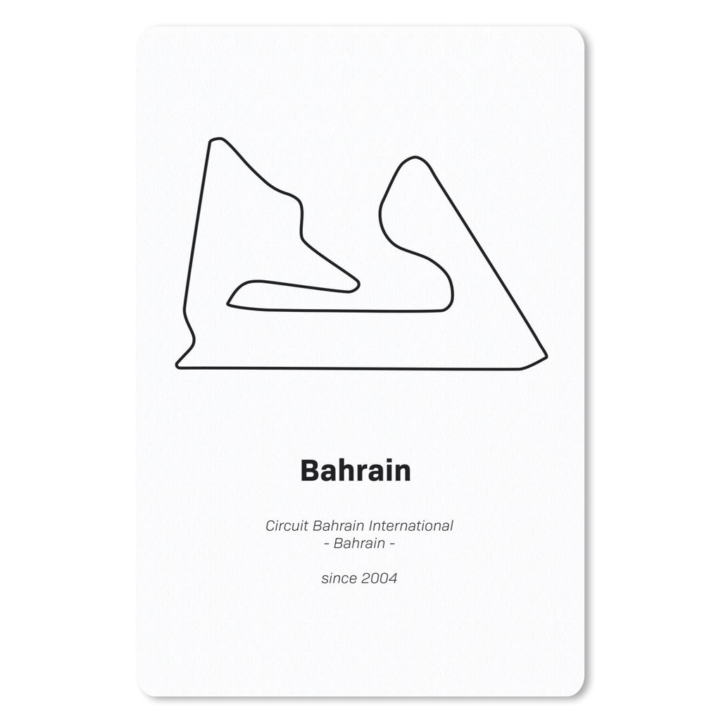 MuchoWow Mauspad Mousepad Bahrain - Rennstrecke - F1 40x60 cm - Mousepads - Maus Mat - Pad - Mausunterlage - Schreibtisch Accesoire