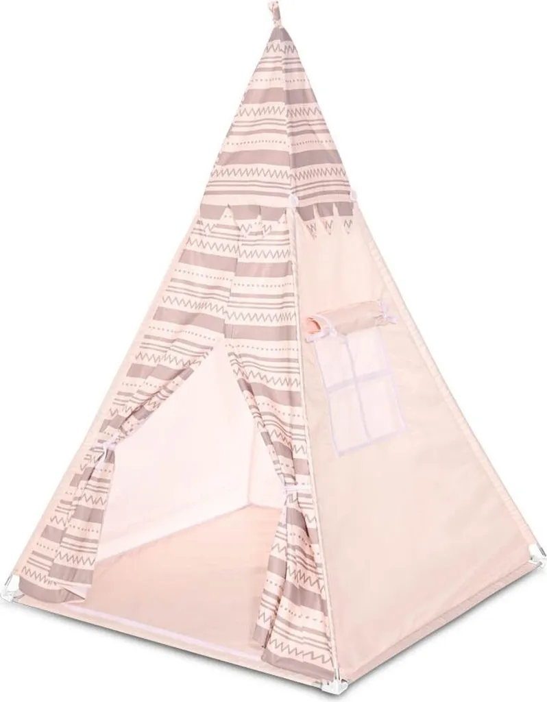 Tente de Jeu pour Enfants Lorelli Beige - Cabane Intérieure avec Tapis