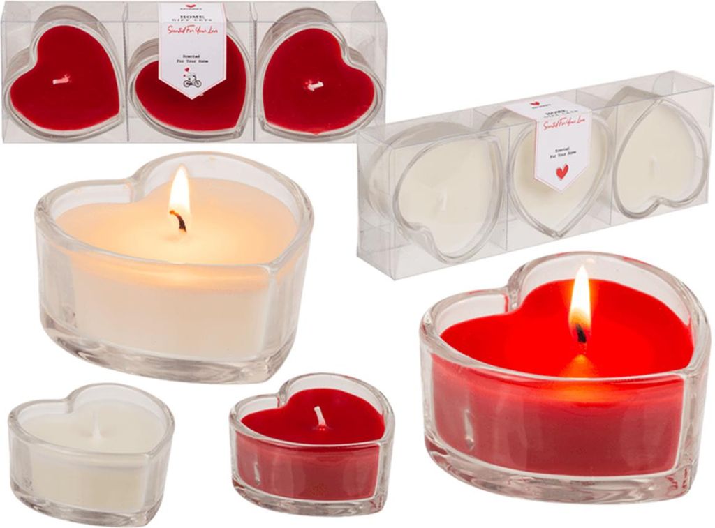 Duftkerze im Herz-Glas (Be Mine, Love forever) Produktbild 
